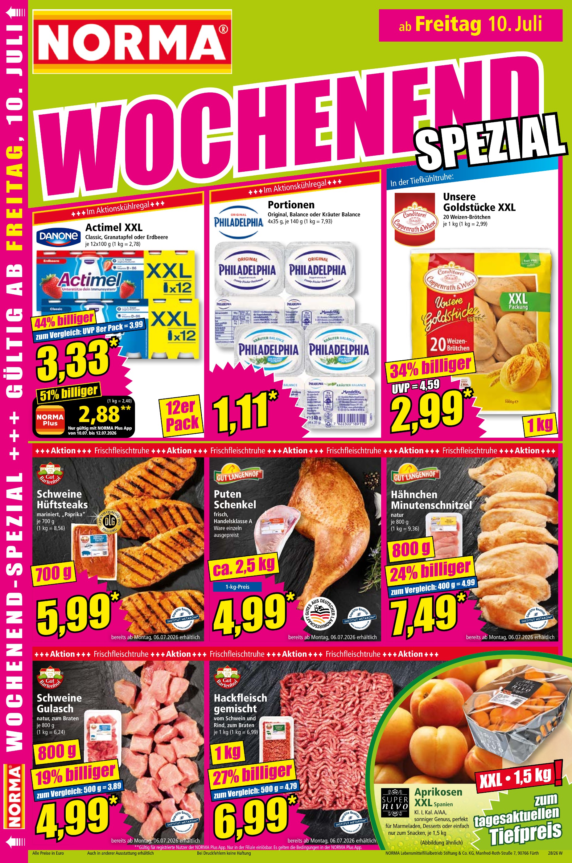 Schnitzel im Norma Prospekt Mehr fürs Geld auf S. 18